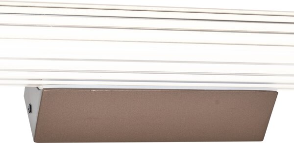 Retro stenska svetilka bronasta 80,4 cm vklj. LED IP44 - Coco