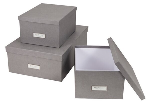 Bigso Box of Sweden komplet škatel za shranjevanje Inge (3-pack)