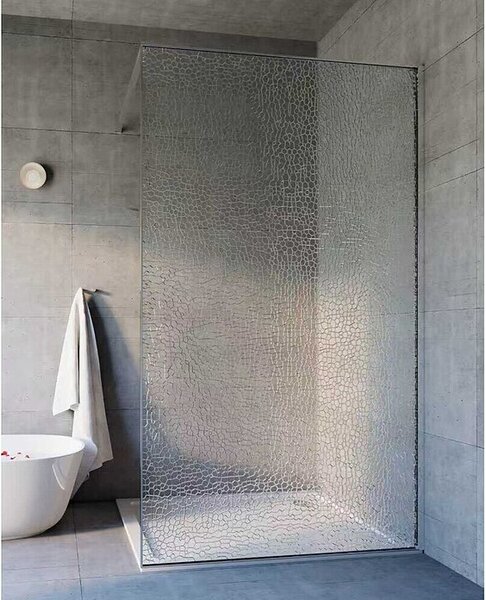 Ferotehna Tuš stena Vetro Brilliance (Š x V: 90 x 200 cm, Prozorna/srebrna)