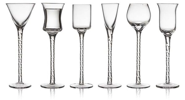 Lyngby Glas Komplet kozarcev za vino Lyngby Glas Aquavit 6-pack