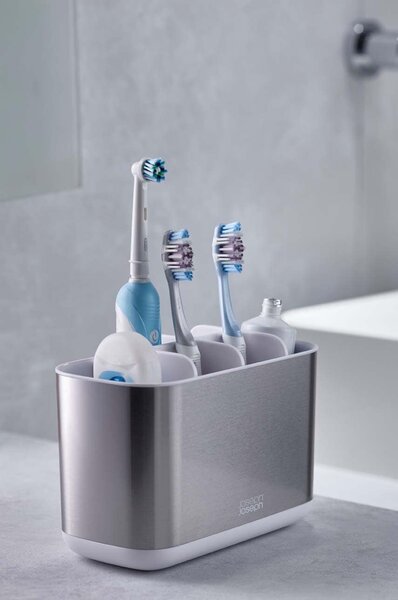 Joseph Joseph Dozirnik za milo in držalo za ščetke Barthroom Beauties 2-pack