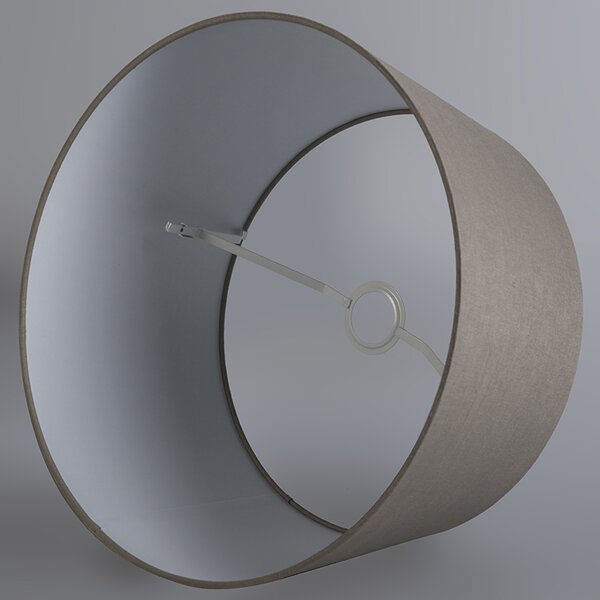 Moderna viseča svetilka bela z odtenkom 45 cm taupe - Combi 1