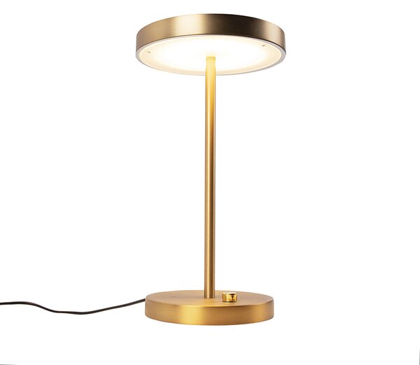 Moderna namizna svetilka bronasta, vključno z LED - Disco