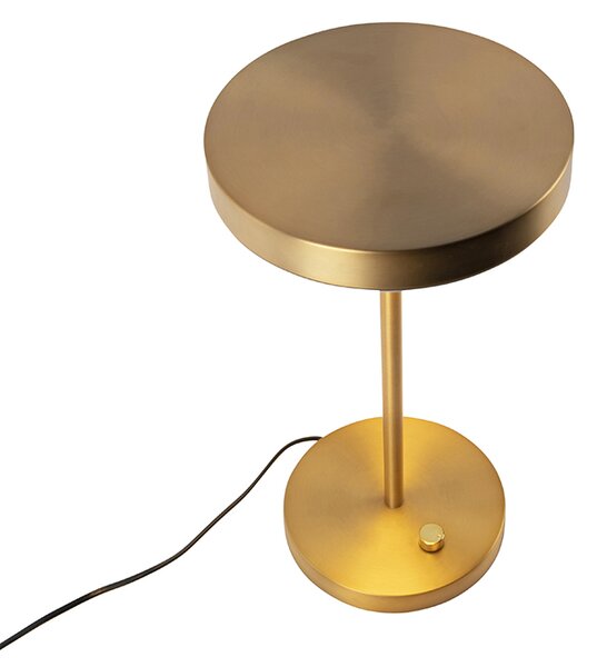 Moderna namizna svetilka bronasta, vključno z LED - Disco