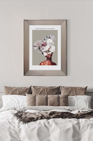 Uokvirjena stenska dekoracija 62 x 82 cm