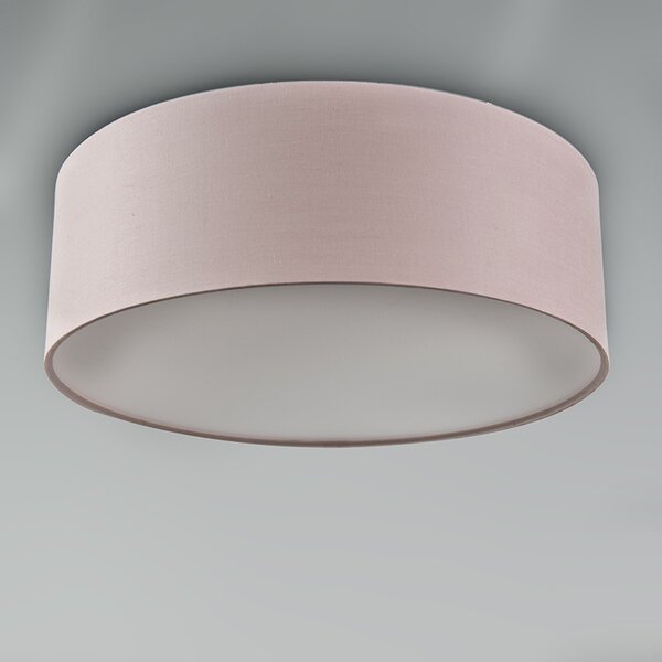 Stropna svetilka roza 30 cm vključno z LED - Drum LED