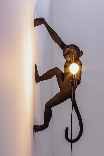 Seletti Stenska luč Seletti The Monkey Lamp Hanging