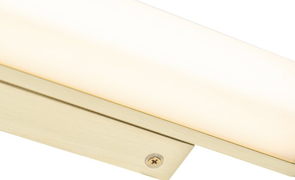 Stenska svetilka za kopalnico medenina 32 cm, vključno z LED IP44 - Cascada