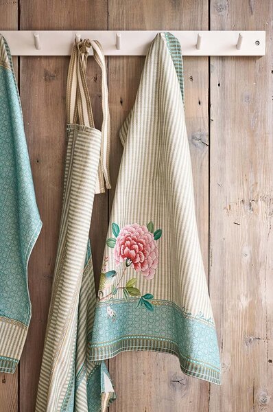 Pip Studio Bombažni kuhinjski predpasnik Pip Studio Blushing Birds
