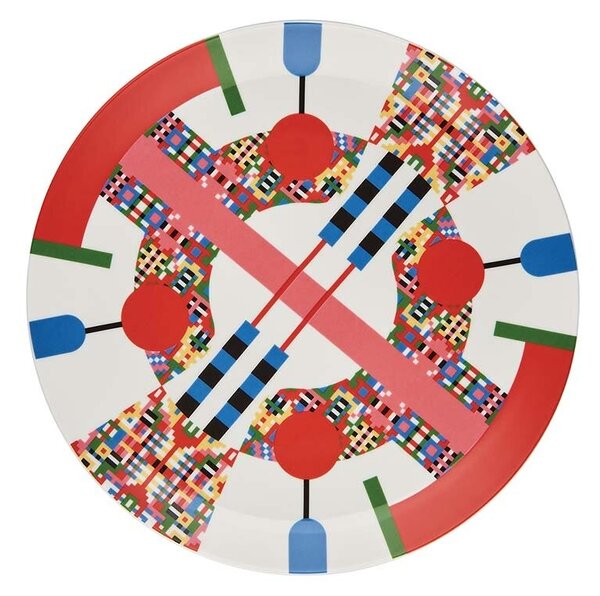 Alessi Desertni krožnik Alessi Holyhedrics 30 cm