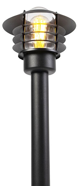 Sodobna zunanja svetilka črna 100 cm IP44 - Prato