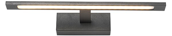 Sodobna stenska svetilka črna 41,5 cm, vključno z LED IP44 - Jerre