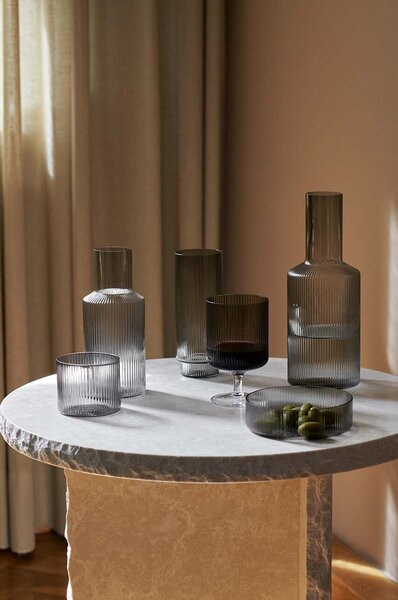 Ferm Living Set kozarcev za pijačo ferm LIVING Ripple 300 ml 4-pack