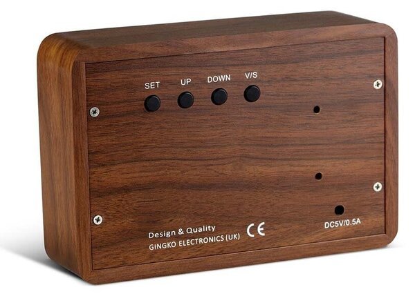 Gingko Design Namizna ura Gingko Design Brick Click Clock