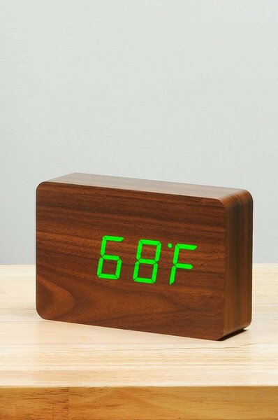 Gingko Design Namizna ura Gingko Design Brick Click Clock