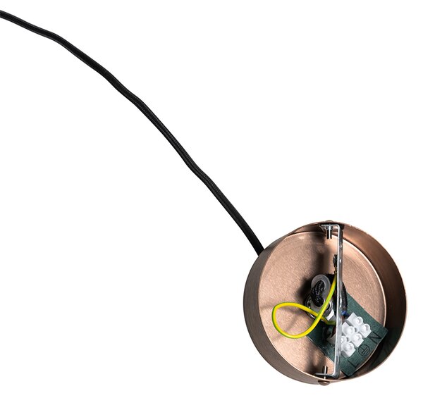 Dizajnerska viseča svetilka temno bronasta GU10 50mm - Tubo