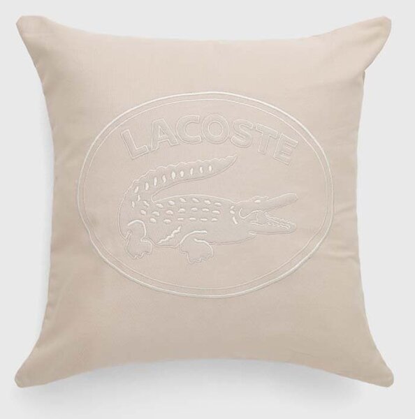 Lacoste Okrasna prevleka za vzglavnik Lacoste L Lacoste Beige 45 x 45 cm