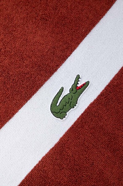 Lacoste Srednje velika bombažna brisača Lacoste L Casual Terre Battue 70 x 140 cm