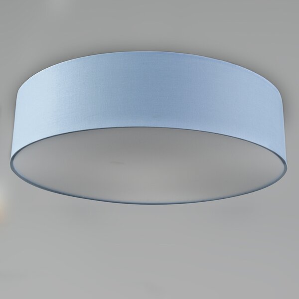 Stropna svetilka modra 40 cm vključno z LED - Drum LED