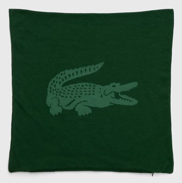 Lacoste Bombažna prevleka za blazino Lacoste L Reflet Vert 45 x 45 cm
