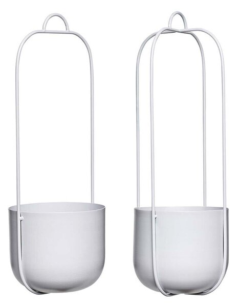Hübsch Viseč cvetlični lonec Hübsch Lotus 16 x 44 cm 2-pack