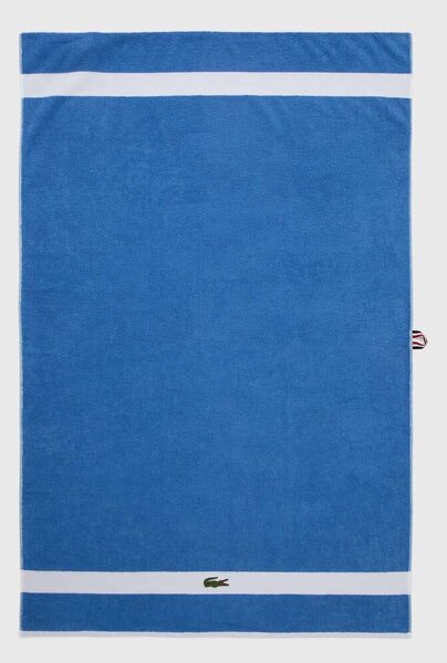 Lacoste Srednje velika bombažna brisača Lacoste L Casual Aérien 90 x 150 cm