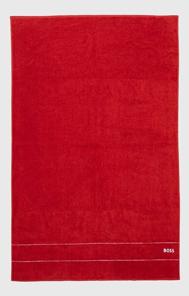 BOSS Velika bombažna brisača BOSS Plain Red 100 x 150 cm