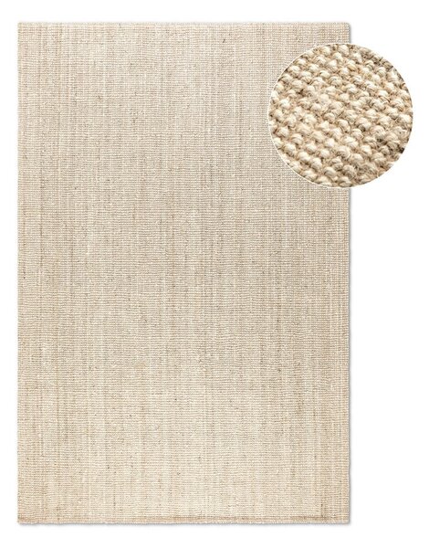 Kremno bela preproga iz jute 80x150 cm Bouclé – Hanse Home