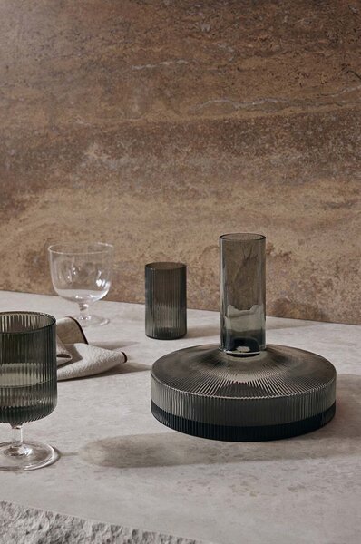 Ferm Living Karafa za vino ferm LIVING Ripple Wine Carafe