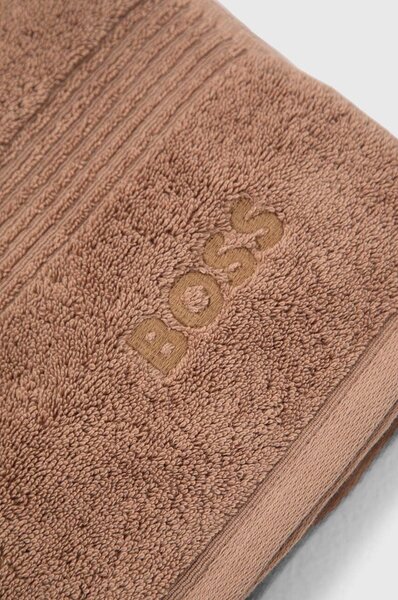 BOSS Srednje velika bombažna brisača HUGO BOSS Bath Towel Loft 70 x 140 cm