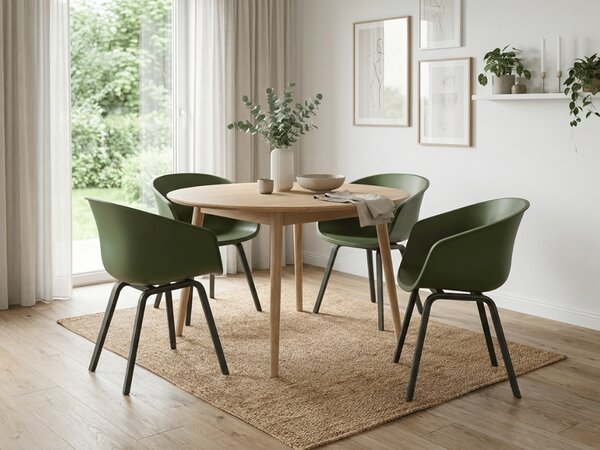 Jedilni stol AMALIA ELEMENT, zelena