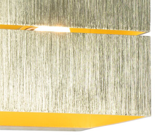 Sodobna stenska svetilka zlata 9,7 cm - Transfer Groove