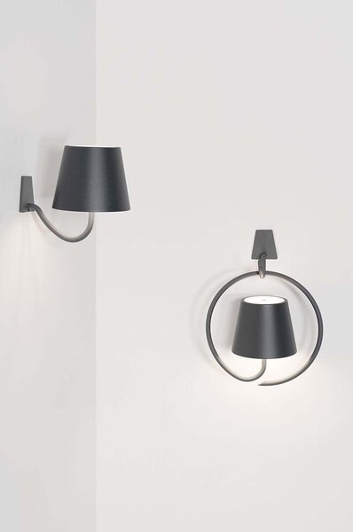 Zafferano Led brezžična stenska svetilka Zafferano Poldina Wall