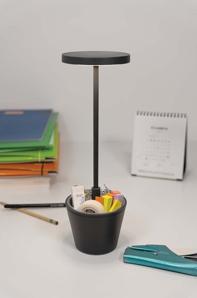 Zafferano Led brezžična namizna svetilka Zafferano Paldina Reverso