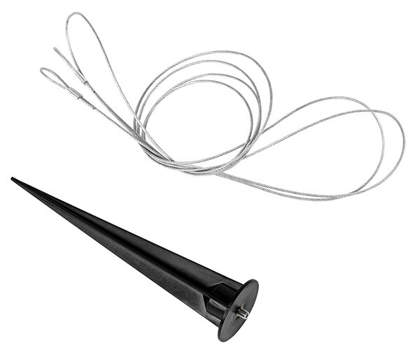Sodobna zunanja svetilka bela 25 cm IP65 - Nura