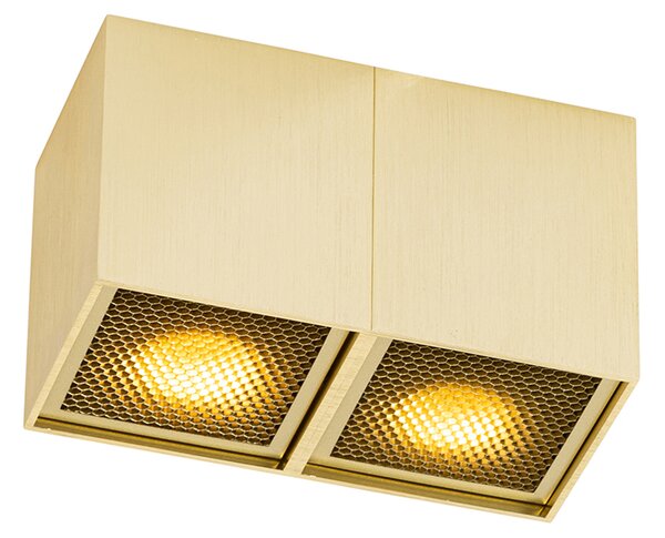 Dizajnerski reflektor zlato 2-luč - Qubo Honey