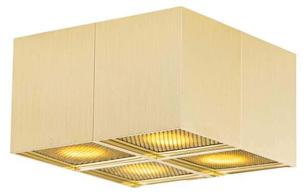 Dizajnerski reflektor zlato 4-luč - Qubo Honey