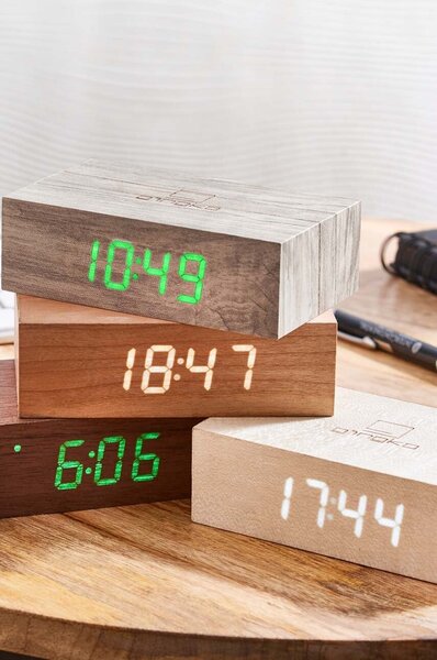 Gingko Design Namizna ura Gingko Design Flip Click Clock