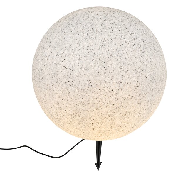 Sodobna zunanja svetilka siva 56 cm IP65 - Nura