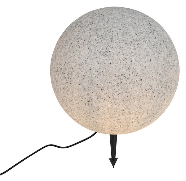 Sodobna zunanja svetilka siva 45 cm IP65 - Nura