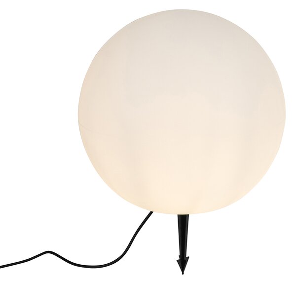 Sodobna zunanja svetilka bela 45 cm IP65 - Nura