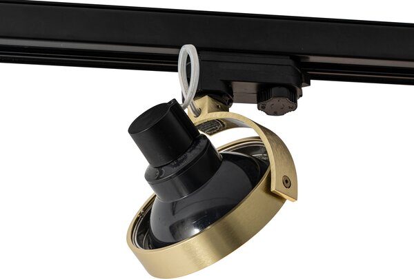 Moderni 3-fazni tirni reflektor zlato - Master 111 Honey