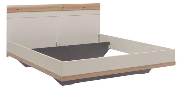 Premium Living Postelja Ellmau, Barva Hrasta, Barva Šampanjca, 180x200