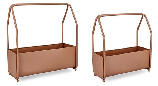Bizzotto Balkonski cvetlični lonec Bizzotto Keyra 52 x 23 x 52 / 42 x 21 x 47 cm 2-pack