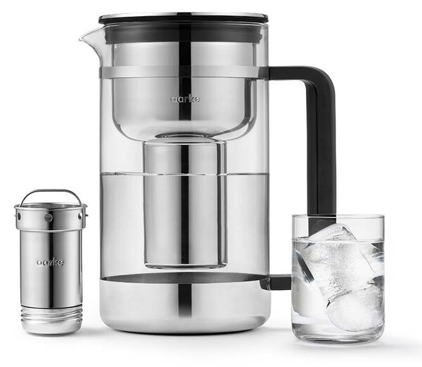 Aarke Vrč s filtrom za vodo Aarke Purifier Glass 1,66 L
