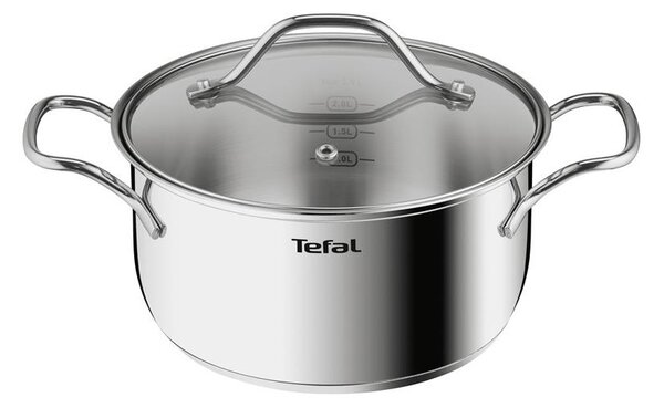 Tefal - Kaserola s pokrovom INTUITION 20 cm