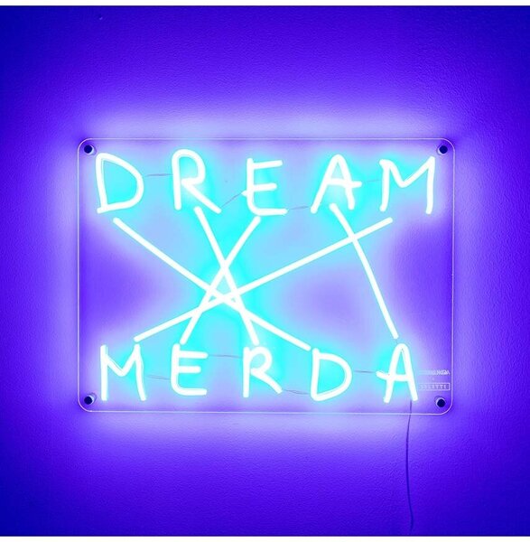 Seletti Led stenska dekoracija Seletti Dream Merda