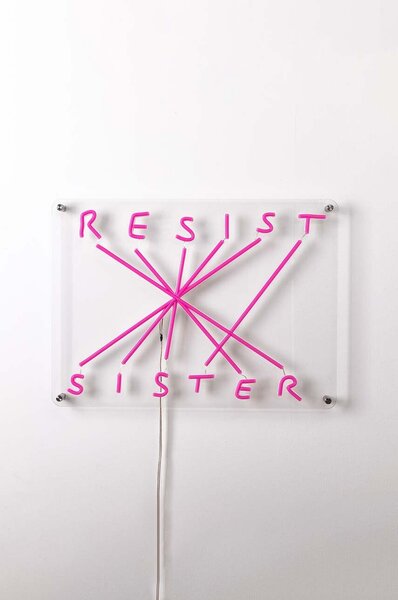 Seletti Led stenska dekoracija Seletti Resist Sister
