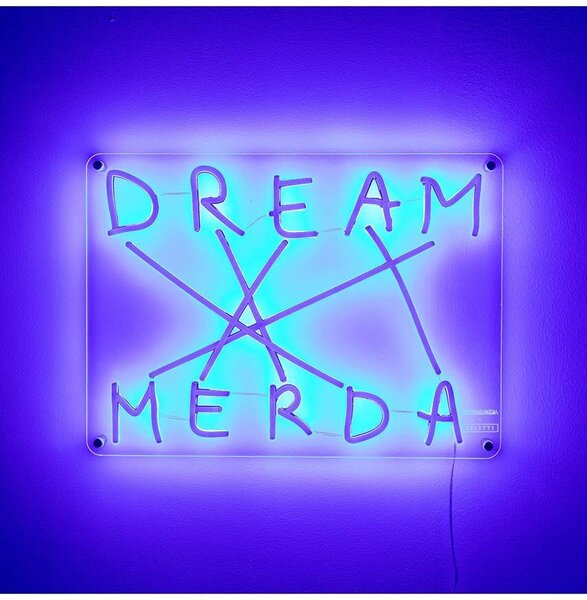 Seletti Led stenska dekoracija Seletti Dream Merda