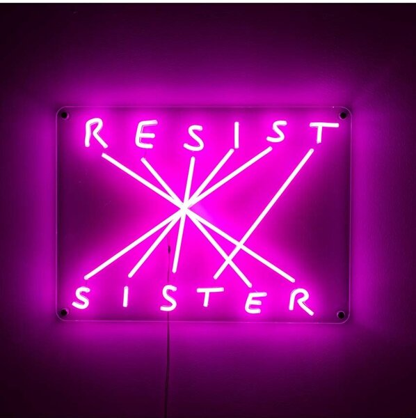 Seletti Led stenska dekoracija Seletti Resist Sister